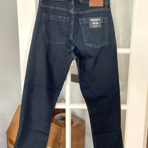 Revtown Dark Denim Straight Leg Jean